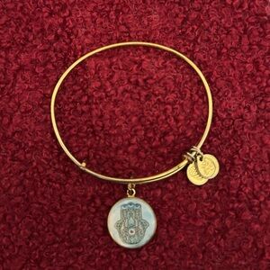 Alex and Ani Gold Hand of Fatima Bangle